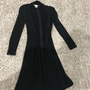 Black long cardigan/sweater size S